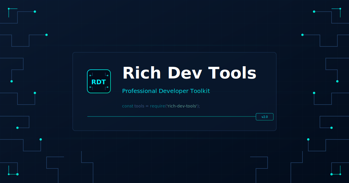 Rich Dev Tools - Developer Tools in Your Browser